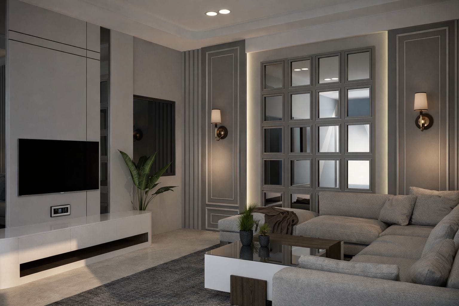 Completed interior project
